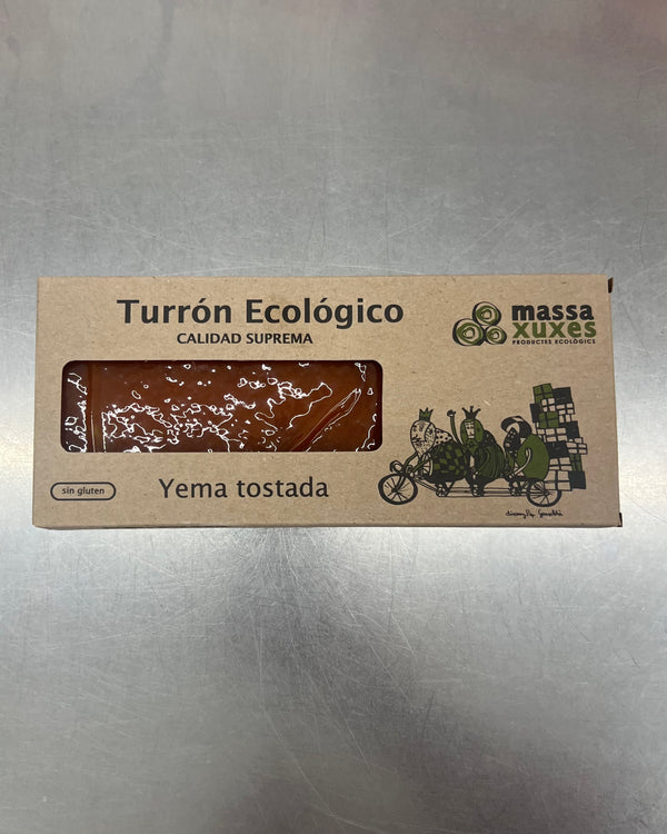 Turrón de yema tostada