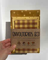 Pack envoltorio de cera de abeja grandes
