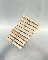 Pack pinzas de madera para tender