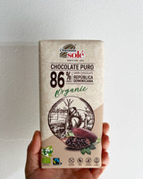 Tableta de chocolate 86%
